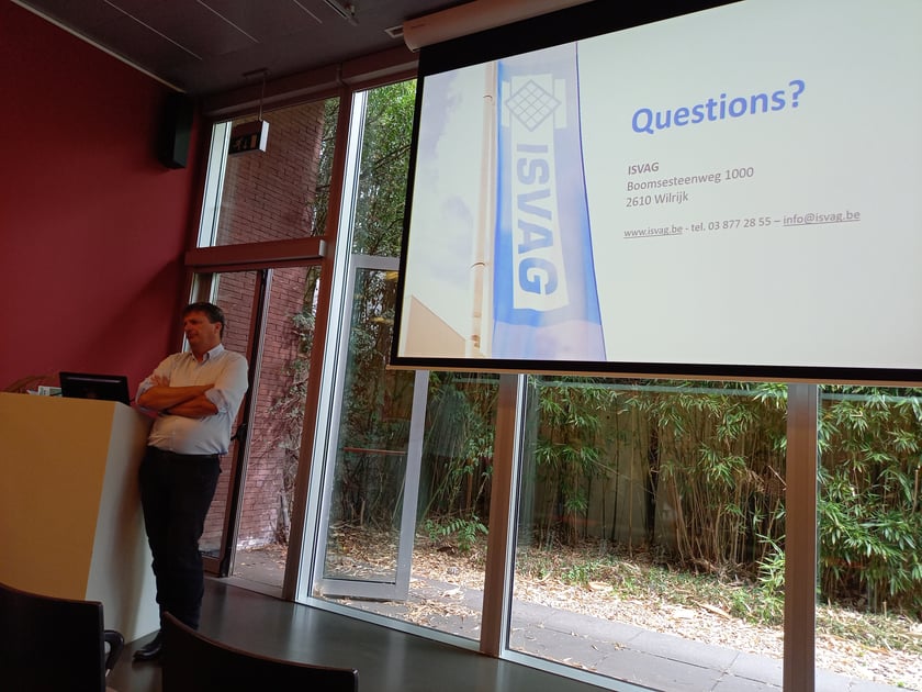 Projekt ?#Ecologic-study trails?, zakład przetwarzania odpadów Isvag w Antwerpii