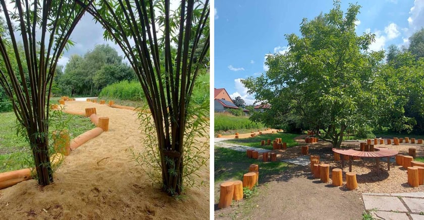 Park kieszonkowy na Muchoborze Wielkim przy ul. Kunickiego
