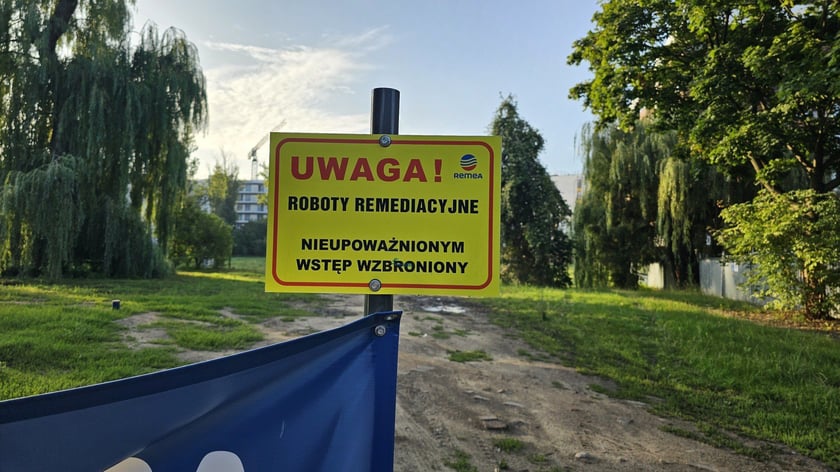 Remediacja w parku Mieszczańskim