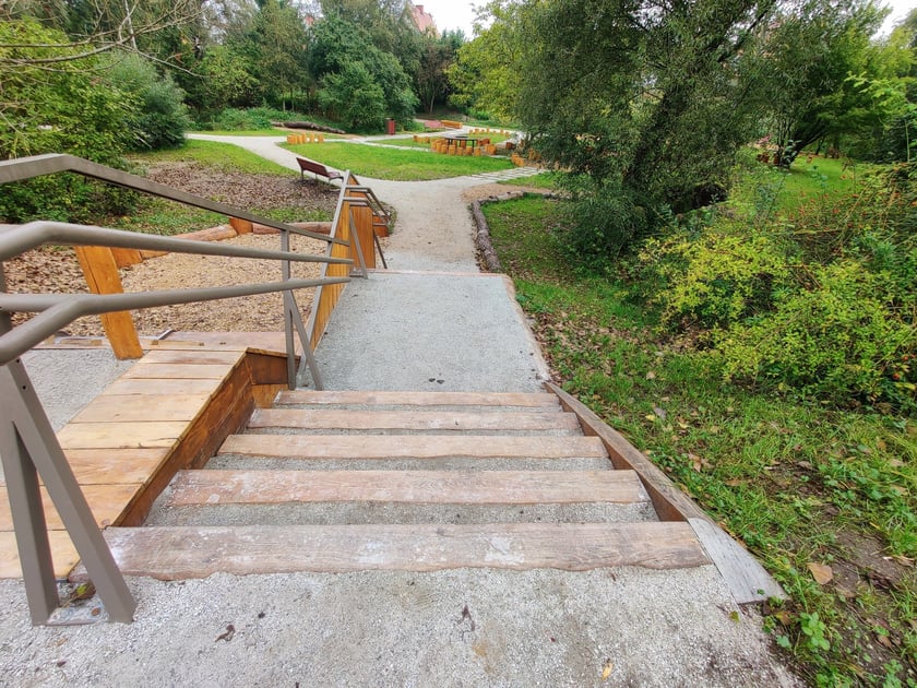 Park kieszonkowy przy ul. Kunickiego na Muchoborze Wielkim