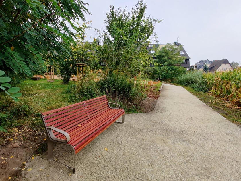 Park kieszonkowy przy ul. Kunickiego na Muchoborze Wielkim