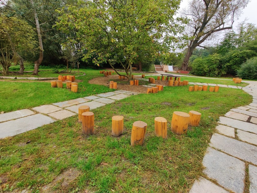 Park kieszonkowy przy ul. Kunickiego na Muchoborze Wielkim
