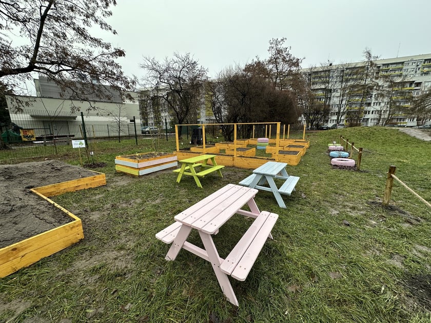 Ogródki warzywne we wrocławskich przedszkolach, które powstały w 2023 r. - projekt FOODSHIFT 2030