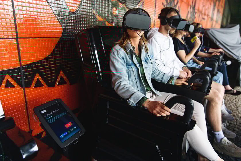 fotele VR w Afrykarium