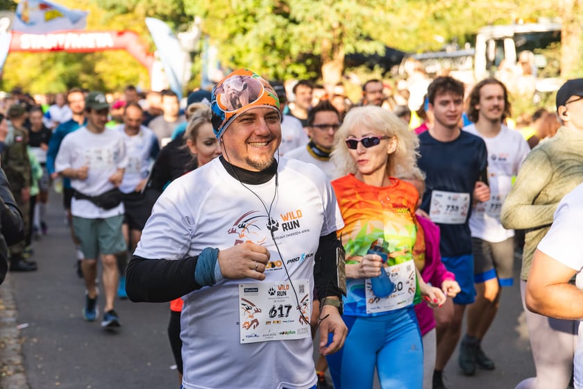 uczestnicy biegu charytatywnego Wild Run 2023