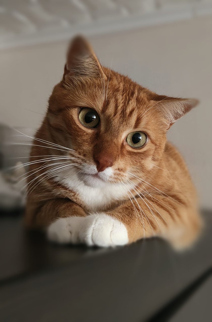 Kubuś to czteroletni kocurek nie wychodzący. W wieku 2 tygodni został przyjęty do nas z Fundacji.  Kocurek jest bardzo wesołym i nieco rozrabiającym kotem. Lubi bardzo mizianie szczególnie o 4. w nocy. Kubuś ma brata, z którym uprawia gonitwy i bitwy po mieszkaniu.