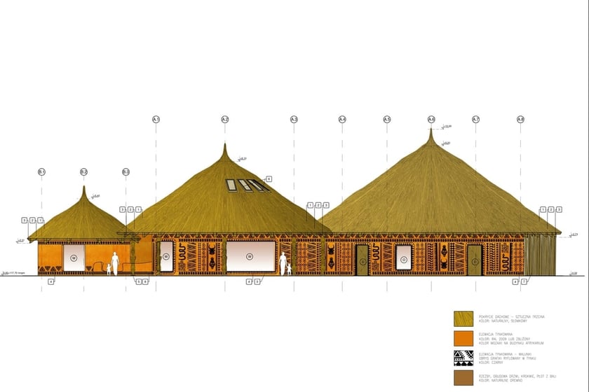 Projekt pawilonów nowej Lwiarni w zoo Wrocław