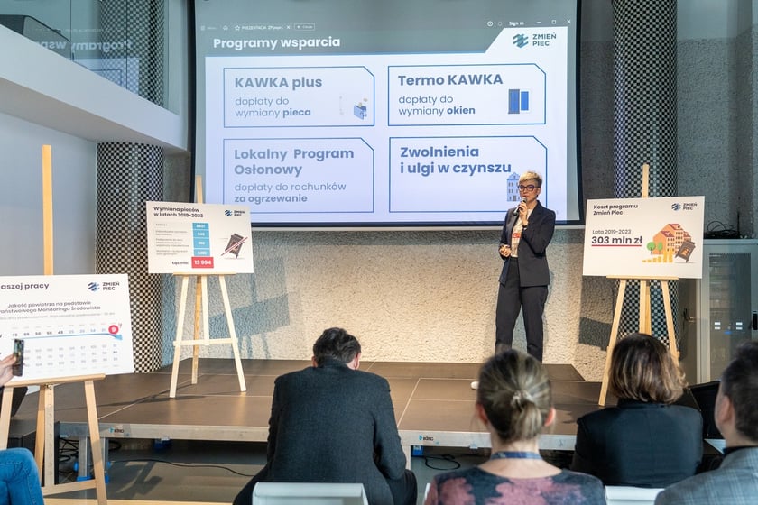 Konferencja prasowa podsumowująca program Zmień Piec