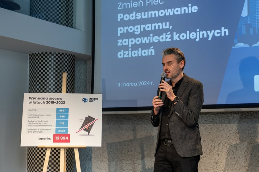 Konferencja prasowa podsumowująca program Zmień Piec