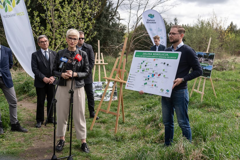Konferecja prasowa dot. Ogrodów Szczytnickich