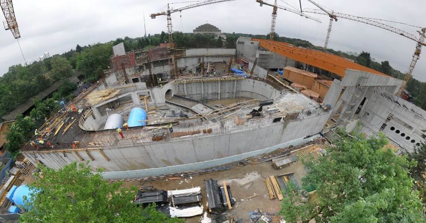 Afrykarium we Wrocławiu kończy w tym roku 10 lat. Oto zdjęcia z budowy