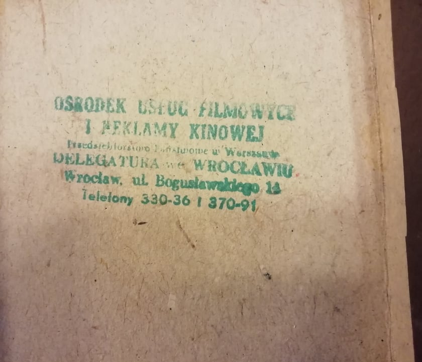 Pieczątka zakładu w którym wykonano slajdy reklamowe wrocławskiego zoo