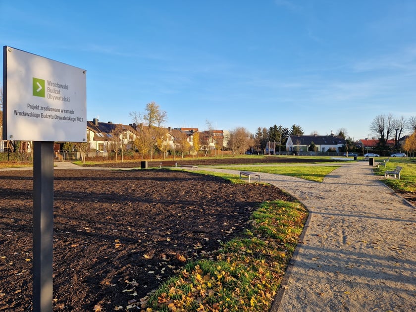 Park Klecina w listopadzie 2024