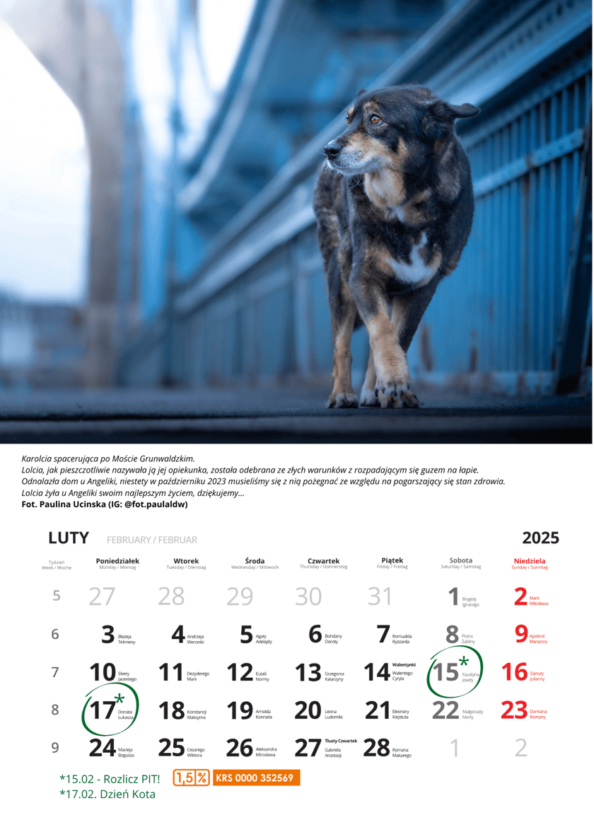 Kalendarze Ekostraży na 2025 rok