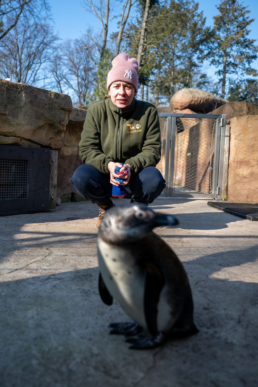 Ewelina Kliś dzięki wygranej aukcji na rzecz WOŚP spędziła dzień we wrocławskim zoo
