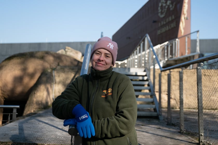 Ewelina Kliś dzięki wygranej aukcji na rzecz WOŚP spędziła dzień we wrocławskim zoo