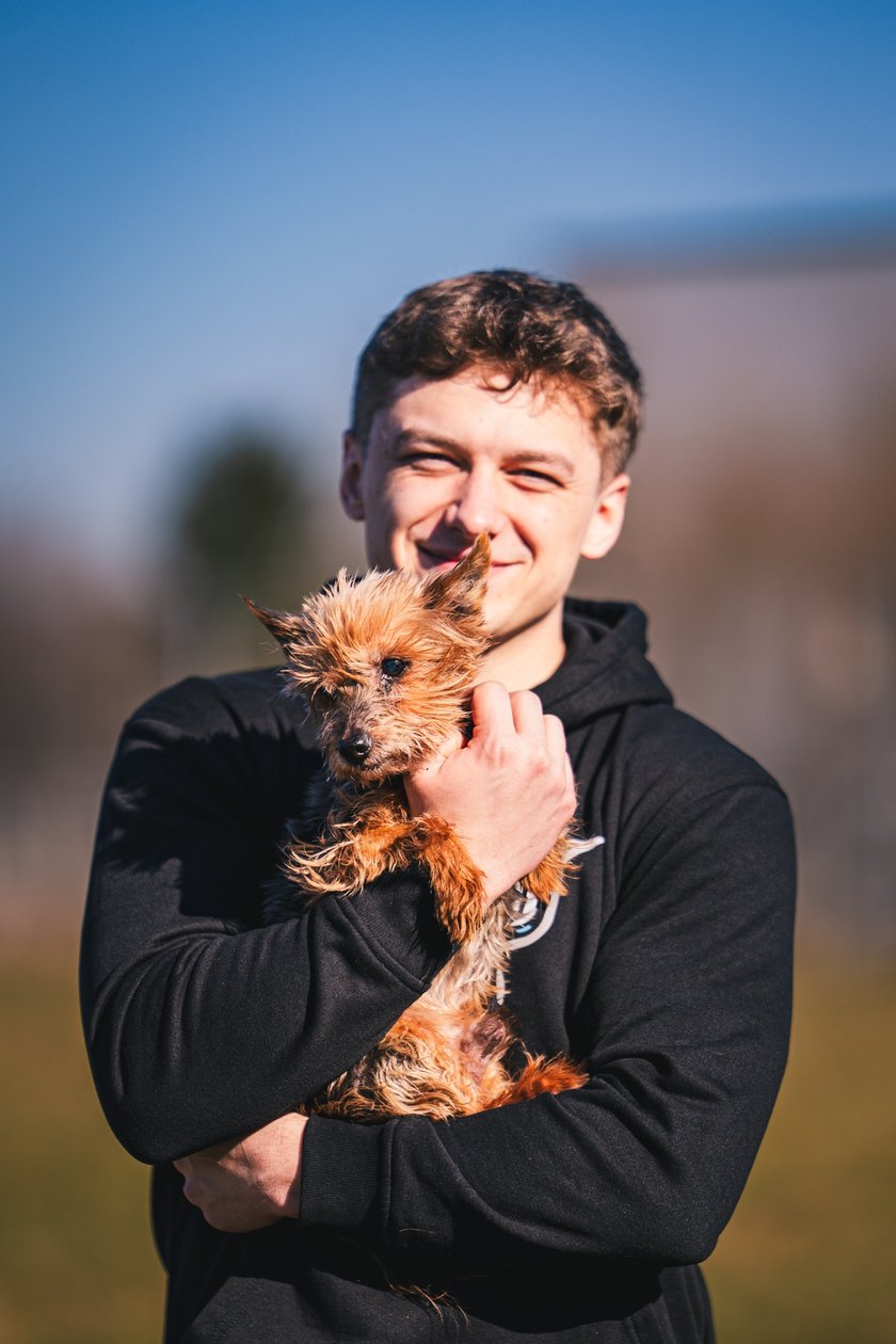 KLEKS, 16 lat - to już psi emeryt, gdy otrzyma ciepło i troskę odda swoje serduszko na zawsze.