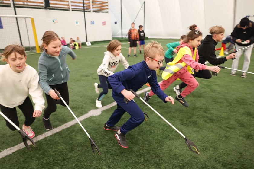 Edukacja ekologiczna przez zabawę, czyli Recykling Cup w Spartanie - 01.04.2025 r.