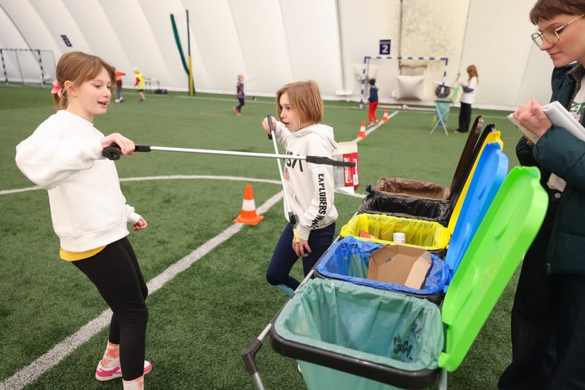 Edukacja ekologiczna przez zabawę, czyli Recykling Cup w Spartanie - 01.04.2025 r.