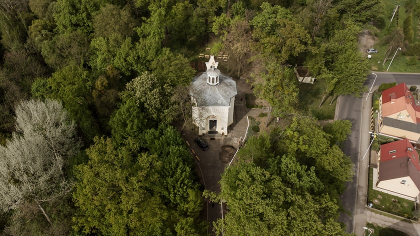 Wzgórze Kapliczne na osiedlu Osobowice-Rędzin - 120 m n.p.m.