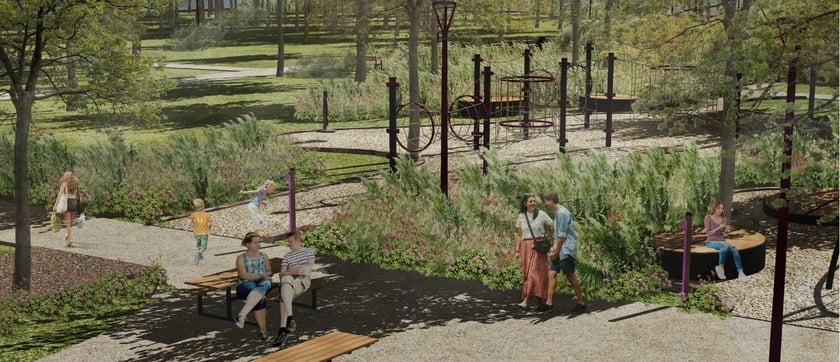 Park Andersa - II etap - wizualizacja