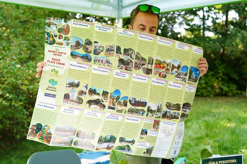 Piknik Wakacje z zielonym Wrocławiem w parku Brochowskim