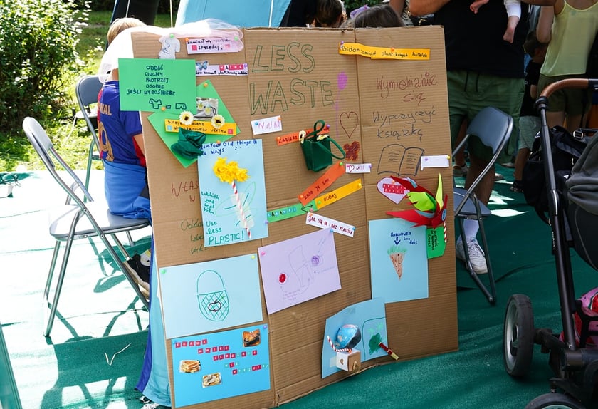 Piknik Wakacje z zielonym Wrocławiem w parku Brochowskim