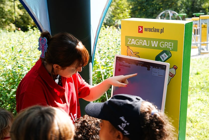 Piknik Wakacje z zielonym Wrocławiem w parku Brochowskim