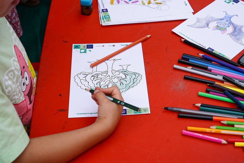 Piknik Wakacje z zielonym Wrocławiem w parku Brochowskim