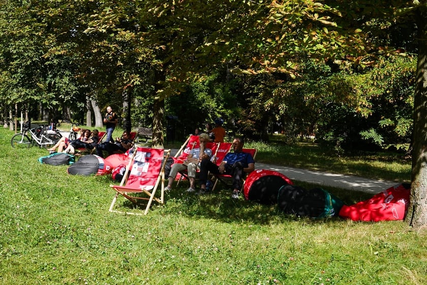 Piknik Wakacje z zielonym Wrocławiem w parku Brochowskim