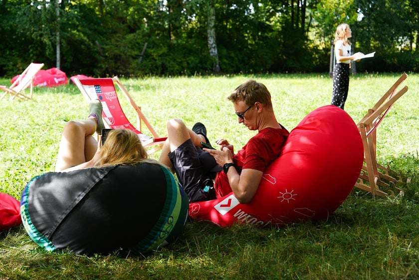 Piknik Wakacje z zielonym Wrocławiem w parku Brochowskim