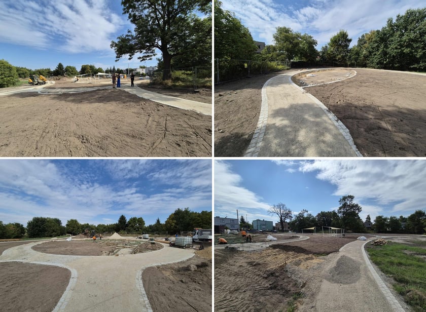 Zakładanie Parku Literackiego na Złotnikach