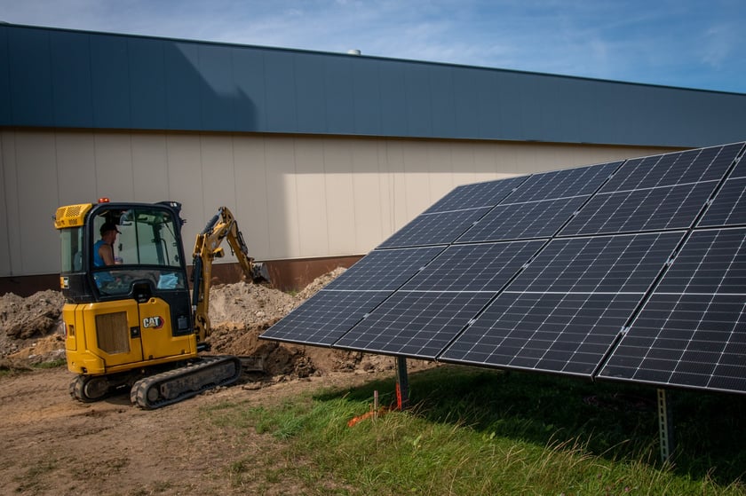 Budowa instalacji fotowoltaicznej MPWiK we Wrocławiu