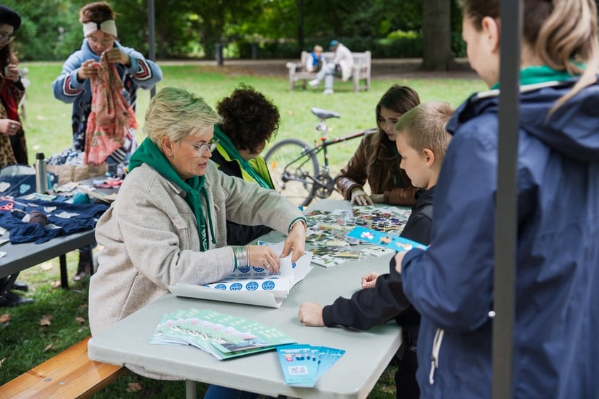 Międzypokoleniowy piknik ekologiczny w Ogrodzie Staromiejskim we Wrocławiu