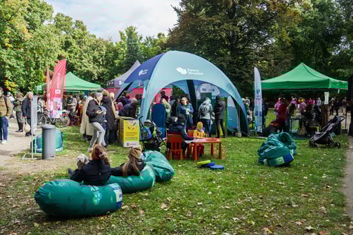 Międzypokoleniowy piknik ekologiczny w Ogrodzie Staromiejskim we Wrocławiu