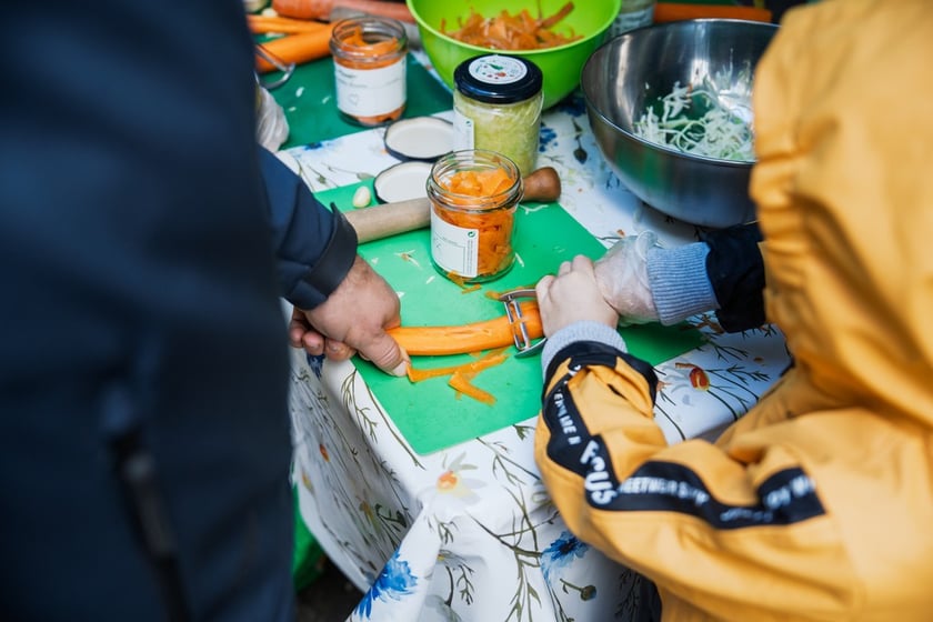 Międzypokoleniowy piknik ekologiczny w Ogrodzie Staromiejskim we Wrocławiu