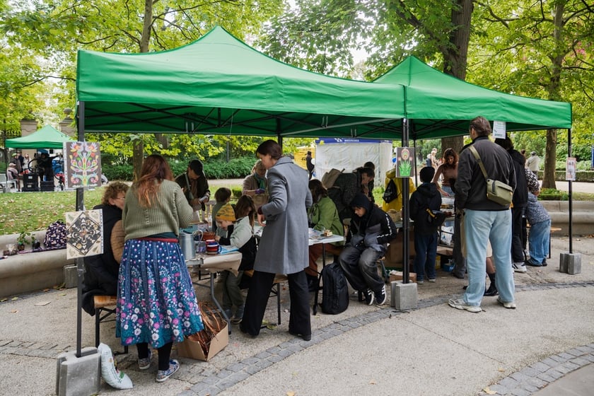Międzypokoleniowy piknik ekologiczny w Ogrodzie Staromiejskim we Wrocławiu