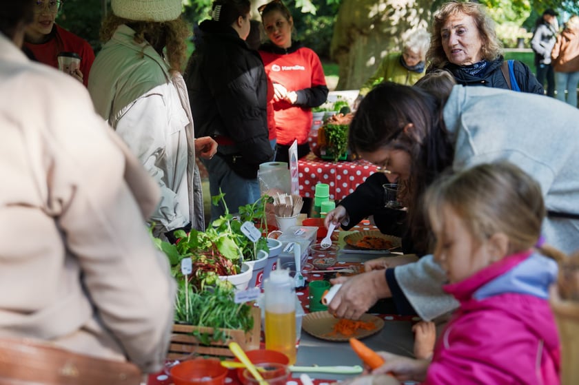 Międzypokoleniowy piknik ekologiczny w Ogrodzie Staromiejskim we Wrocławiu