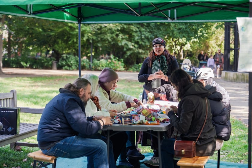 Międzypokoleniowy piknik ekologiczny w Ogrodzie Staromiejskim we Wrocławiu