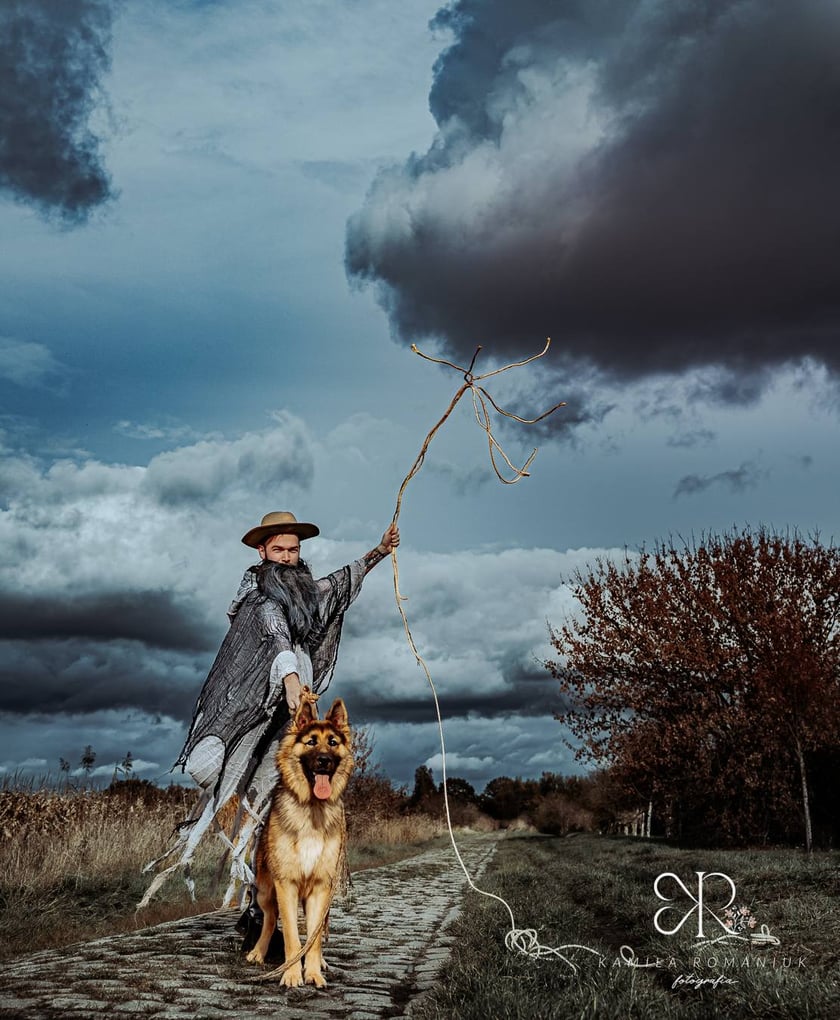 Halloweenowa sesja z podopiecznymi wrocławskiego Schroniska dla Bezdomnych Zwierząt.