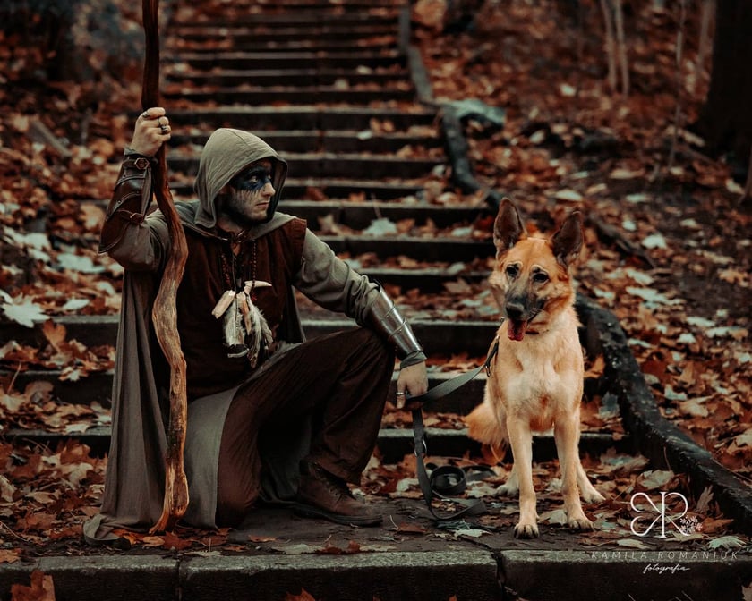 Halloweenowa sesja z podopiecznymi wrocławskiego Schroniska dla Bezdomnych Zwierząt.