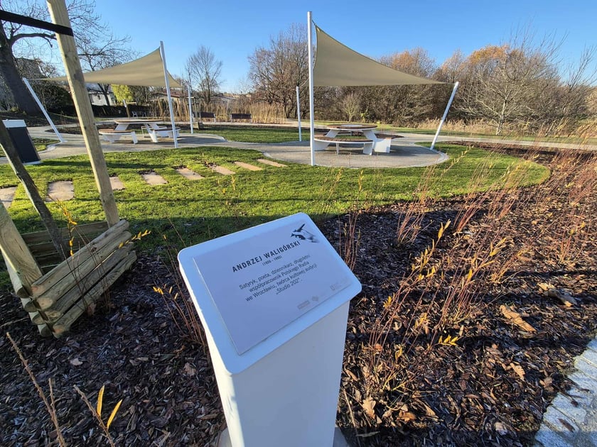 Park Literacki na Złotnikach.