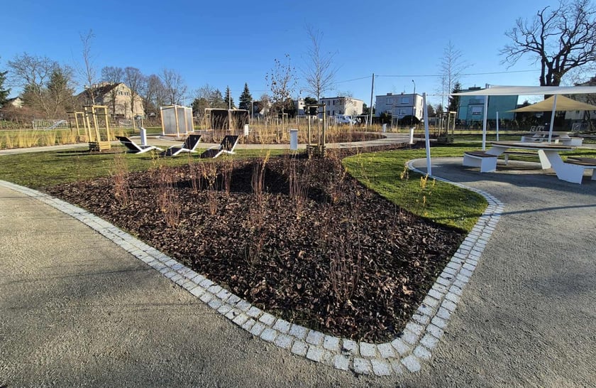 Park Literacki na Złotnikach.