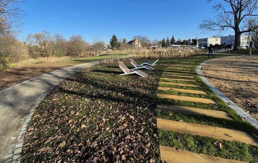 Park Literacki na Złotnikach.
