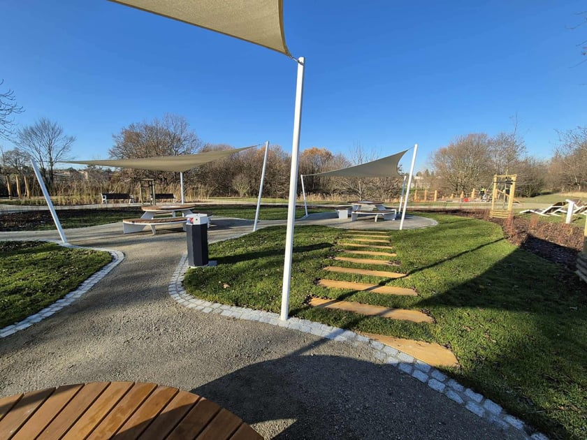 Park Literacki na Złotnikach.