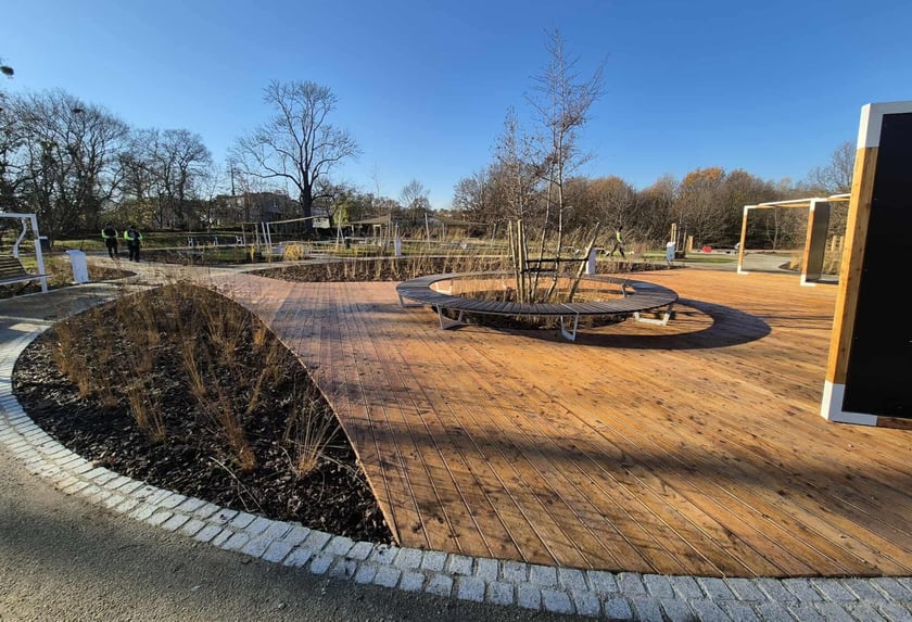 Park Literacki na Złotnikach.