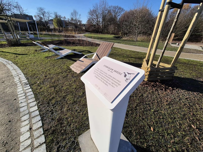 Park Literacki na Złotnikach.