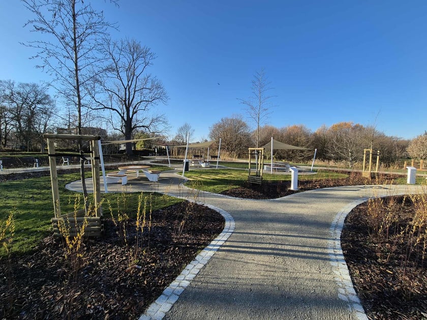 Park Literacki na Złotnikach.