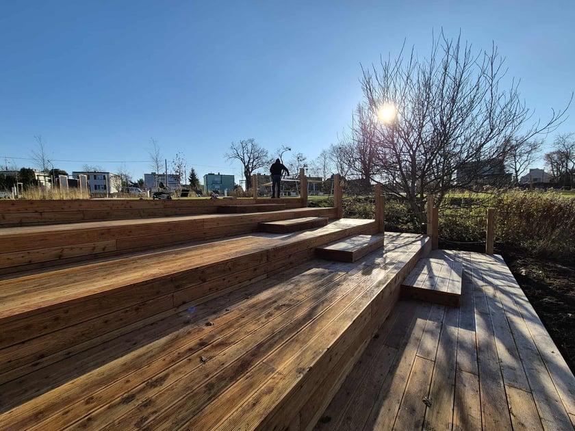 Park Literacki na Złotnikach.