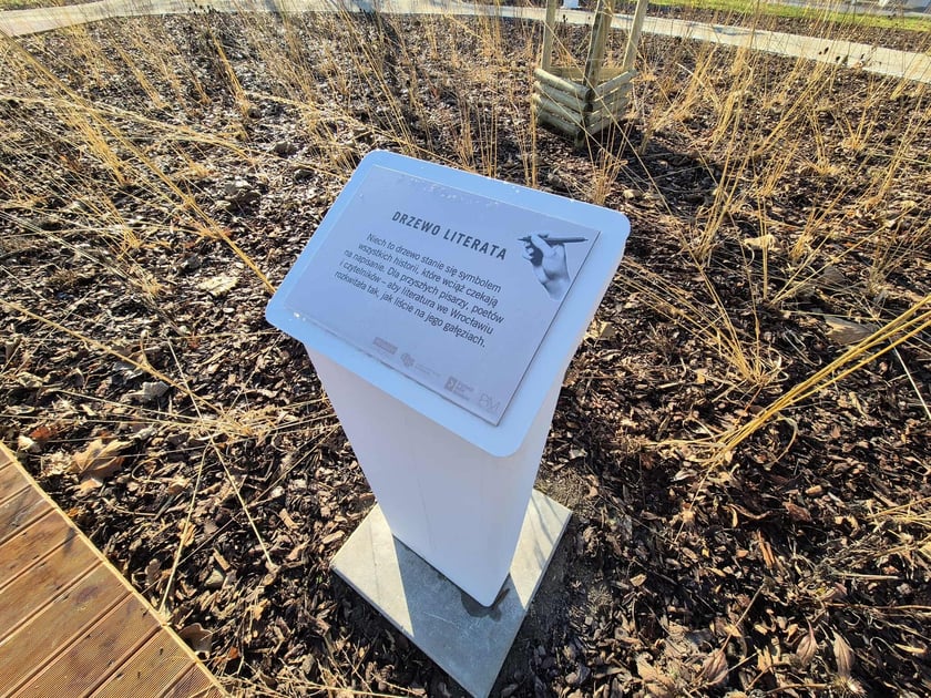 Park Literacki na Złotnikach.